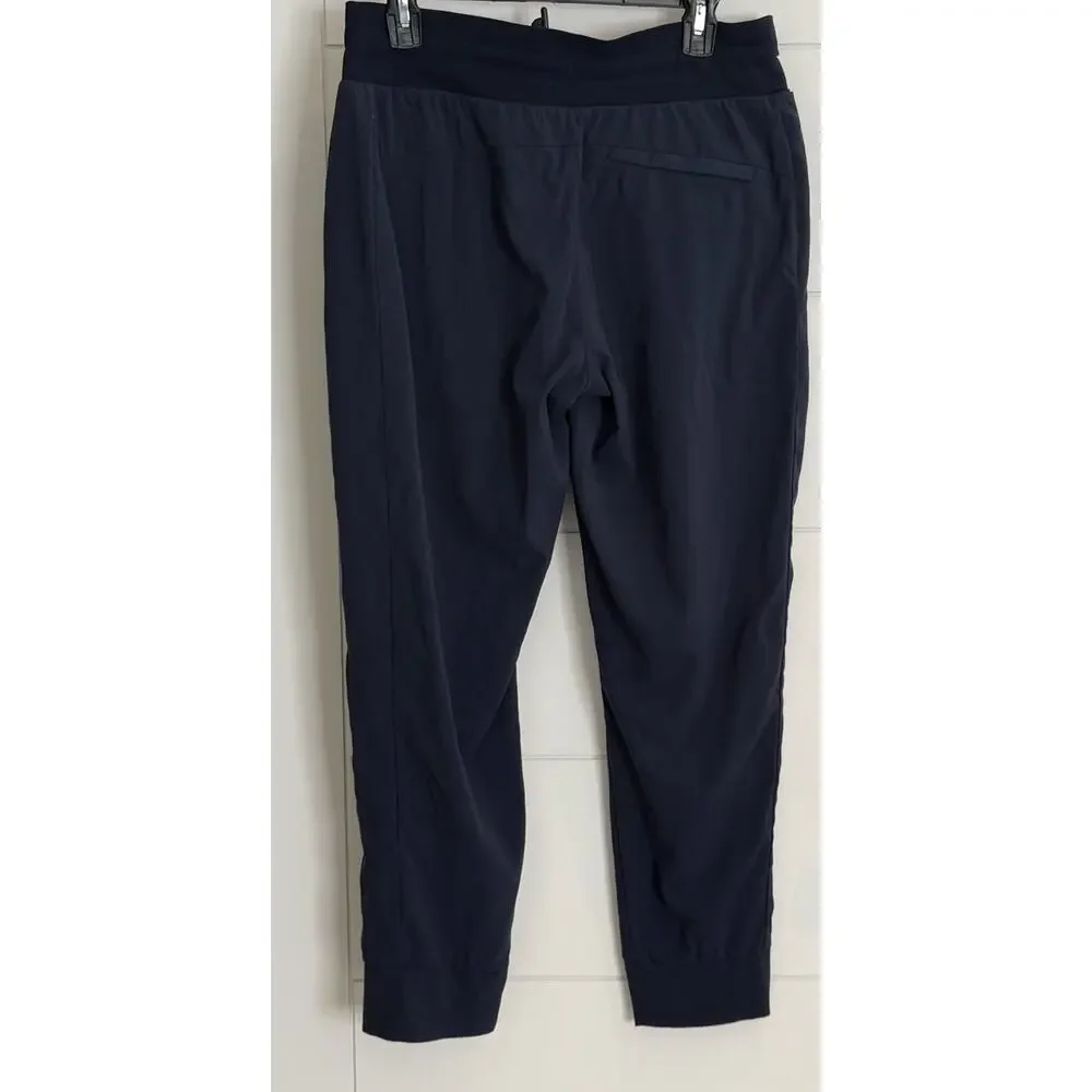 Athleta Navy Blue Drawstring Jogger Leggings